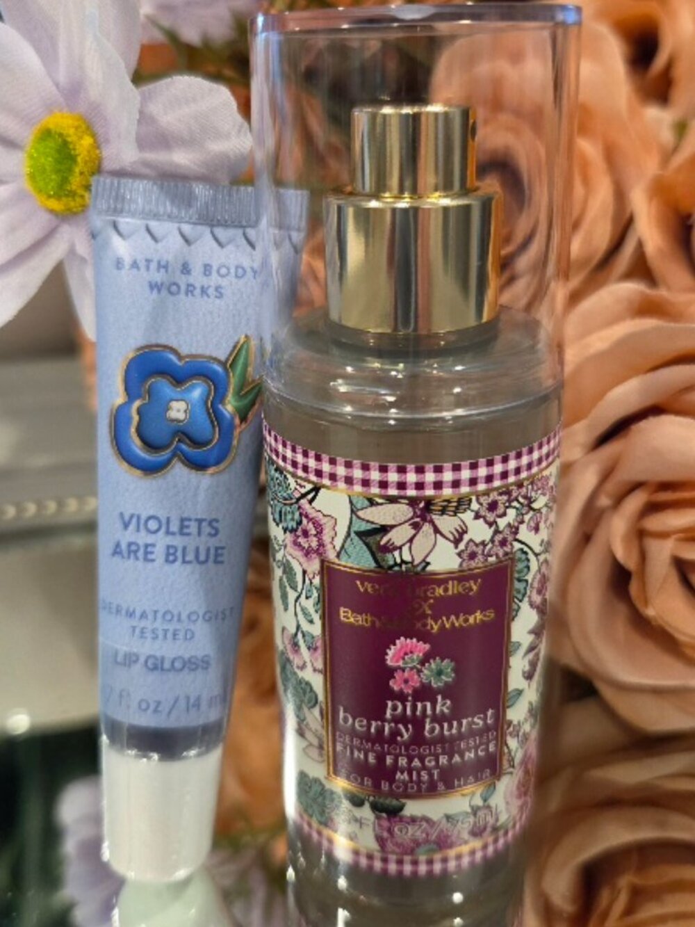 Bath & Body Works - Pink Berry Burst & Violets are Blue